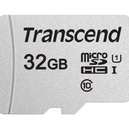 TRANSCEND TS32GUSD300S 32GB UHS-I U1 microSD w/o Adapter  (microSDHC I, C10, U1)