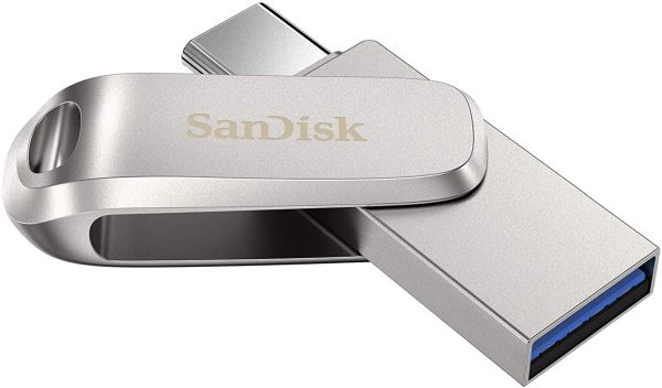SANDISK 256G SDDDC4-256G-G46  Ultra Dual Drive Luxe USB3.1 Type-C (150MB) New - Image 3