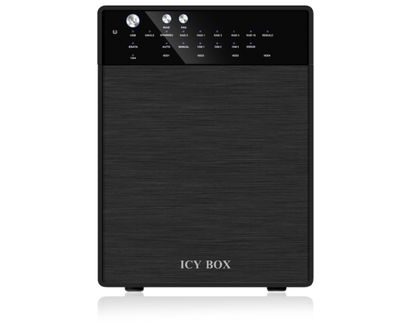 ICY BOX External 4 bay RAID System for 3.5" SATA I / II / III hard disks with USB 3.0 and eSATA (IB-RD3640SU3) - Image 3