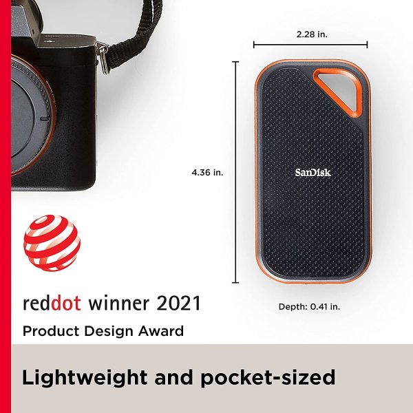 SanDisk 1TB Extreme PRO Portable SSD V2 (SDSSDE81-1T00-G25) - Image 4