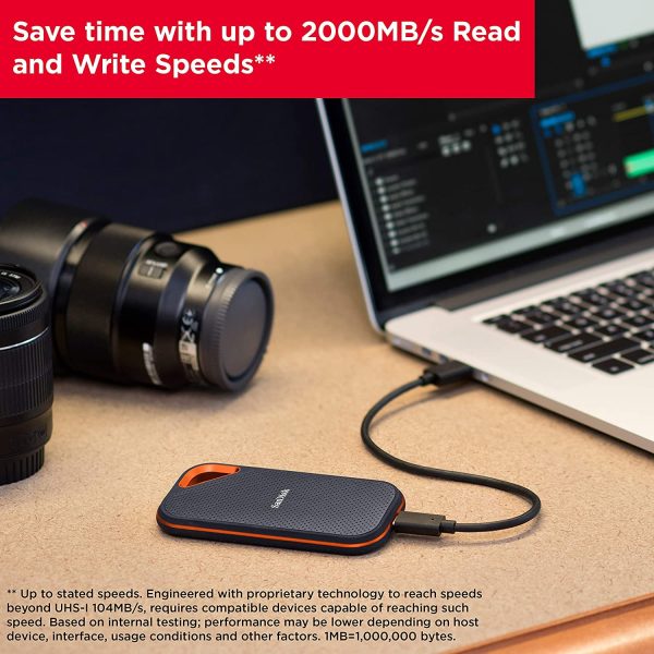 SanDisk 1TB Extreme PRO Portable SSD V2 (SDSSDE81-1T00-G25) - Image 5
