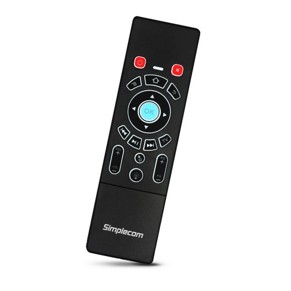 Simplecom RT250 Rechargeable 2.4GHz Wireless Remote Air Mouse Keyboard with Touch Pad and Backlight - Image 2