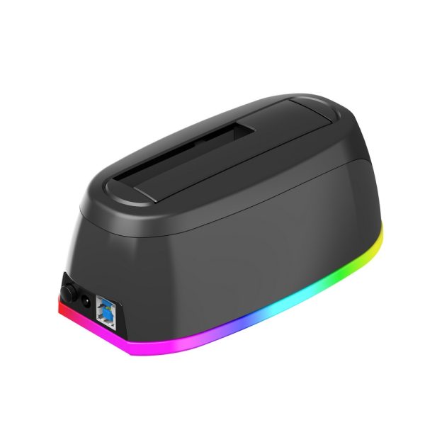Simplecom SD336 USB 3.0 Docking Station for 2.5" and 3.5" SATA Drive with RGB Lighting - Image 3