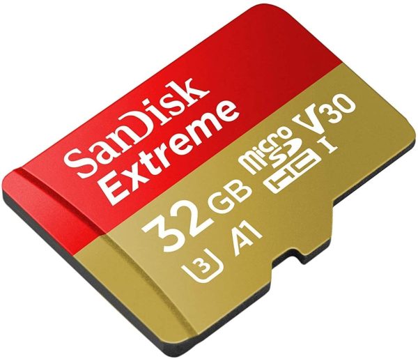 SANDISK SDSQXAF-032G-GN6MN 32GB MICRO SDHC EXTREME A1 V30, UHS-I/ U3, 100MB/s ,NO  SD ADAPTER - Image 2