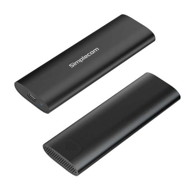 Simplecom SE516 NVMe / SATA Dual Protocol M.2 SSD Tool-Free USB-C Enclosure USB 3.2 Gen 2 10Gbps - Image 2