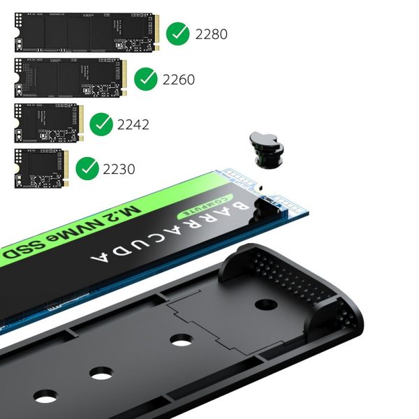 Simplecom SE516 NVMe / SATA Dual Protocol M.2 SSD Tool-Free USB-C Enclosure USB 3.2 Gen 2 10Gbps - Image 5