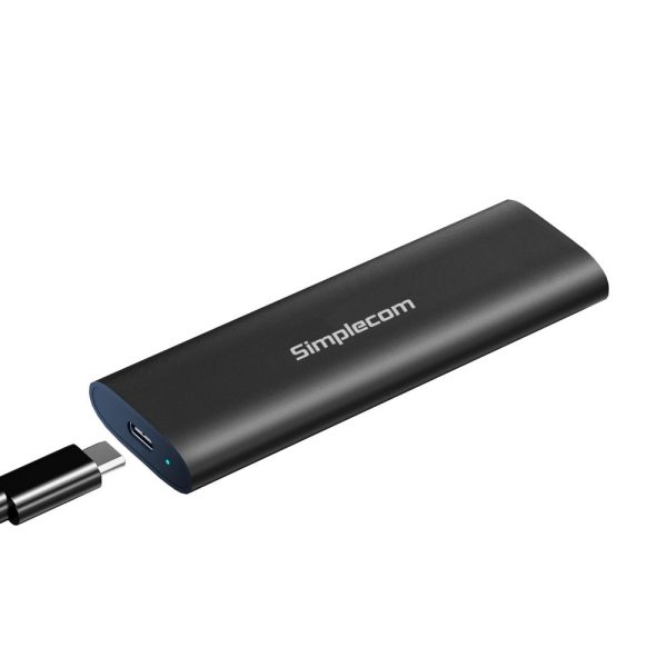 Simplecom SE516 NVMe / SATA Dual Protocol M.2 SSD Tool-Free USB-C Enclosure USB 3.2 Gen 2 10Gbps - Image 6