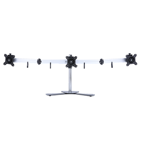 Triple Tilt LCD Monitor Mount Freestanding Desktop Stand