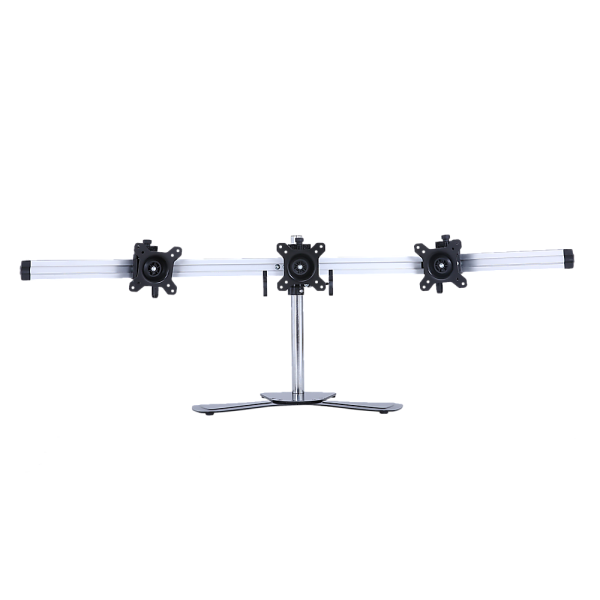 Triple Tilt LCD Monitor Mount Freestanding Desktop Stand - Image 4