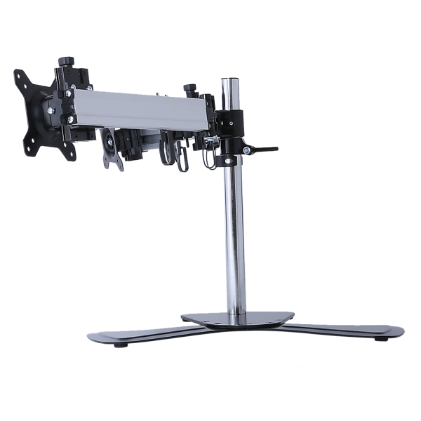 Triple Tilt LCD Monitor Mount Freestanding Desktop Stand - Image 6