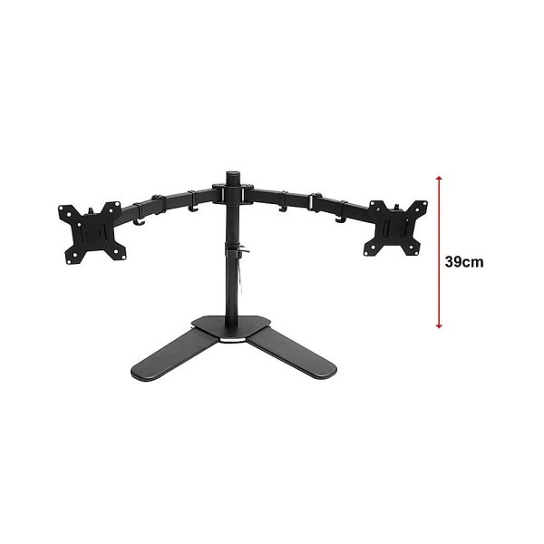 13"-27" Dual Screen Monitor Stand TV Bracket Computer Display Desk Mount Holder - Image 11