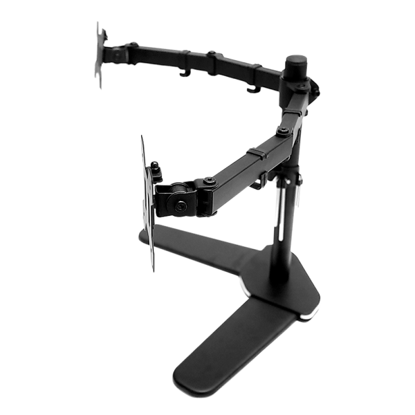 13"-27" Dual Screen Monitor Stand TV Bracket Computer Display Desk Mount Holder - Image 5