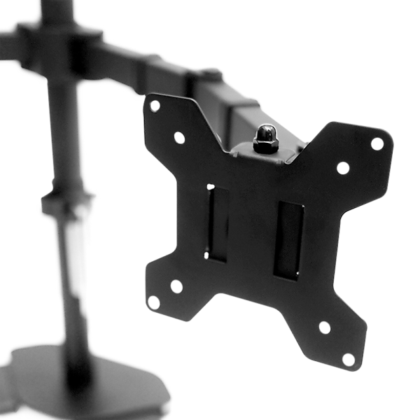 13"-27" Dual Screen Monitor Stand TV Bracket Computer Display Desk Mount Holder - Image 6