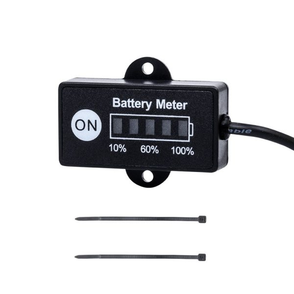 12 Volt LED Dual Battery Monitor Fuel Gauge Meter Digital % Percentage Switch - Image 2