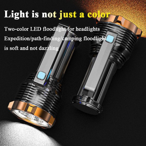 Most Powerful 1200lm LED Flashlight Super Bright Torch Lamp USB Rechargeable - Image 3