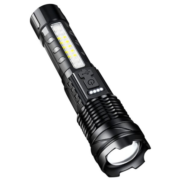 Super Bright 30W 14LED Flashlight White Laser Tactical Torch Lamp for Camping AU - Image 2