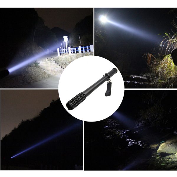 90000LM Baseball Bat LED Flashlights Waterproof Powerful Aluminium for Emergency - Image 5