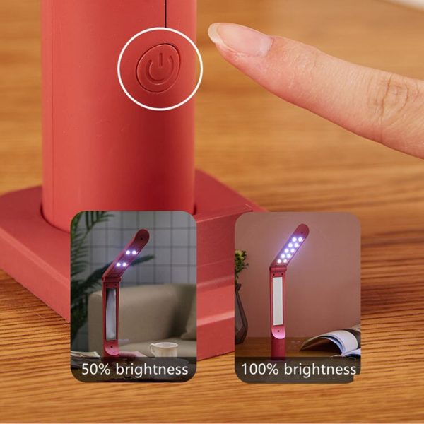 JY Penguin Lamp USB Rechargeable Reading Light Portable Bedside- Black - Image 6