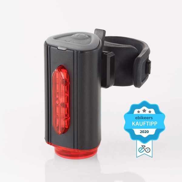 FischerBicycle Rear Light with 360 Floor Light for More Visibility and Protection, Rechargeable Battery - Image 4