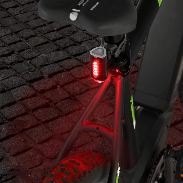 FischerBicycle Rear Light with 360 Floor Light for More Visibility and Protection, Rechargeable Battery - Image 7