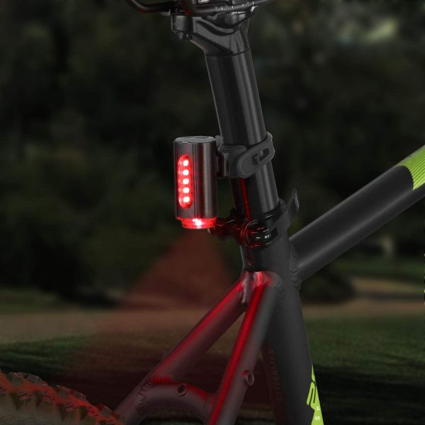 FischerBicycle Rear Light with 360 Floor Light for More Visibility and Protection, Rechargeable Battery - Image 11