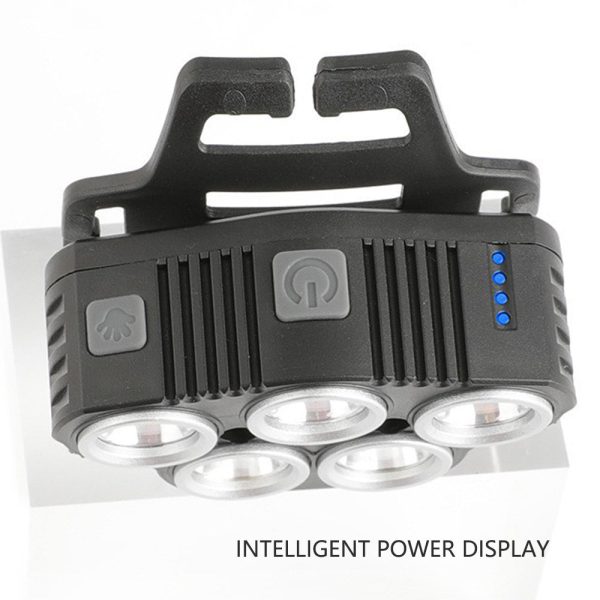 6 Modes LED Head Torch Induction Headlight Camping COB Infrared Strong Lights - Image 7