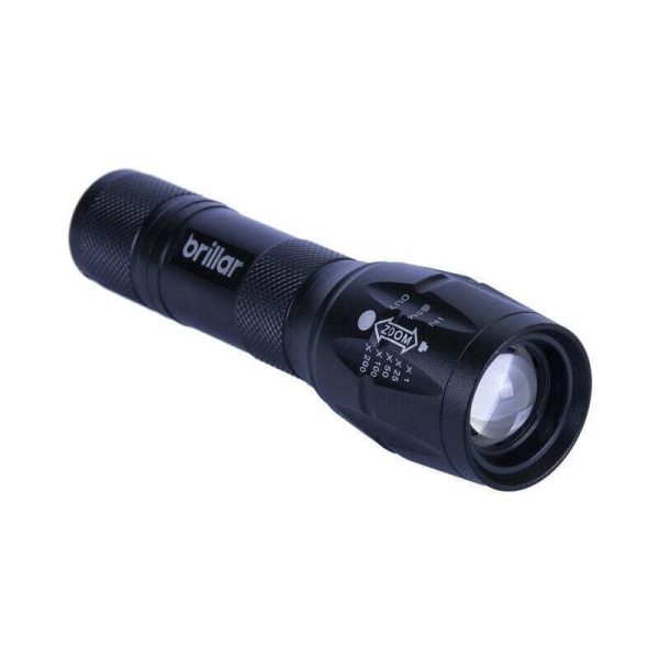 Brillar Tactical Grade LED Torch 5 Modes Water Resistant Flashlight Light Bright - Image 2
