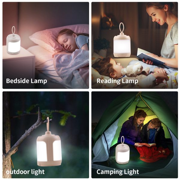 2PCS Compact Outdoor Camping Light with 4 Modes & Type-C Charging - 500LM, IPX4 Waterproo - Image 2