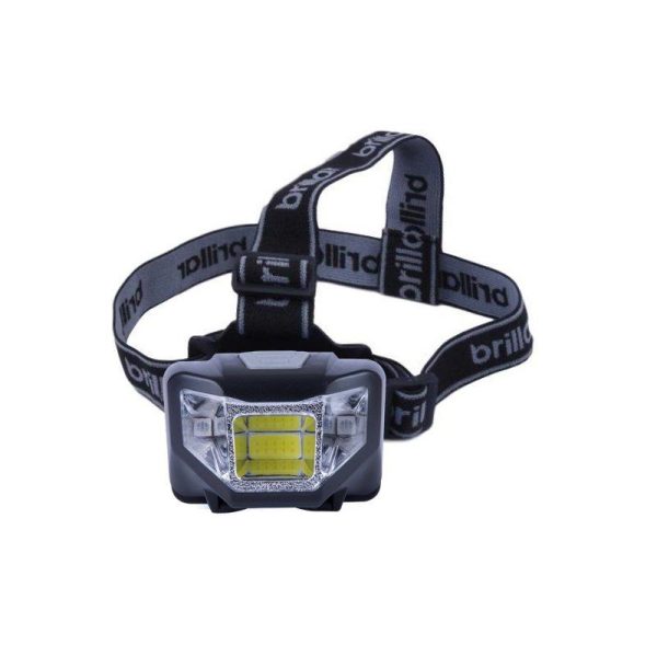 5 Mode Headlamp with COB LED Technology-Blue/Black - Black - Image 2