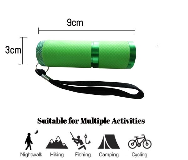 Duo - 2 Pack Glow-in-the-Dark Flashlights - Image 3