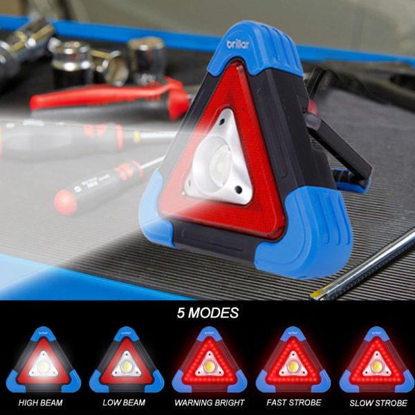 Brillar Emergency Mate - 300 Lumen Rechargeable Roadside Safety Light - Image 2