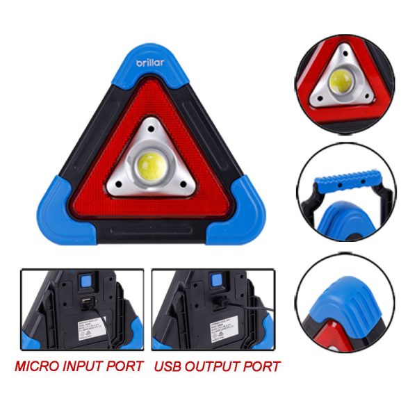 Brillar Emergency Mate - 300 Lumen Rechargeable Roadside Safety Light - Image 3