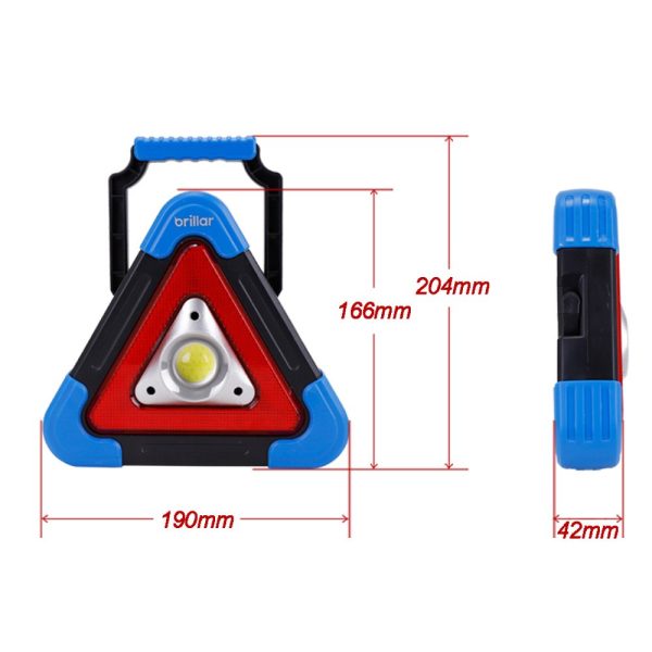 Brillar Emergency Mate - 300 Lumen Rechargeable Roadside Safety Light - Image 4