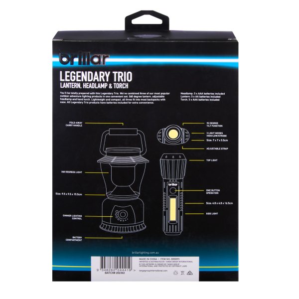 Brillar Legendary Trio Touch, Headlamp & Lantern - Image 3