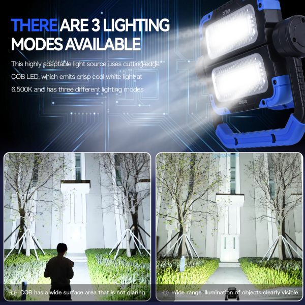 Brillar 600 Lumen Versatile 360? Rotating COB LED Work Lamp - Image 5