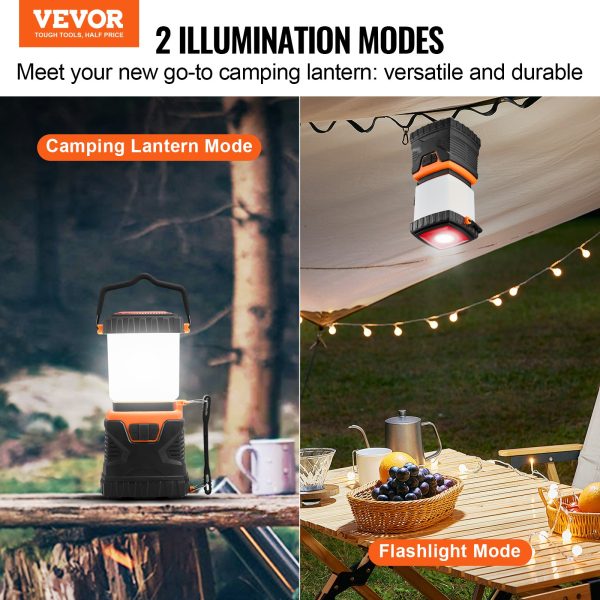 VEVOR LED Camping Lantern Battery Powered All-in-one for Exceptional Experience - Image 2