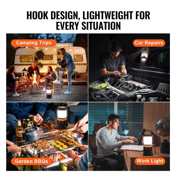 VEVOR LED Camping Lantern Battery Powered All-in-one for Exceptional Experience - Image 6