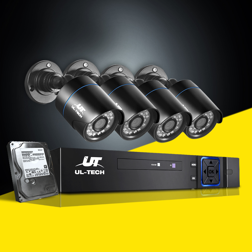 UL-tech CCTV Security System 4CH DVR 4 Cameras 4TB Hard Drive - Image 7