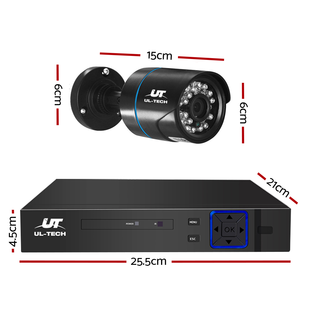 UL-tech CCTV Security System 8CH DVR 8 Cameras 4TB Hard Drive - Image 2
