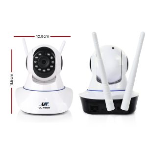 UL-tech 1080P Wireless IP Camera Security WIFI Cam White - Image 2