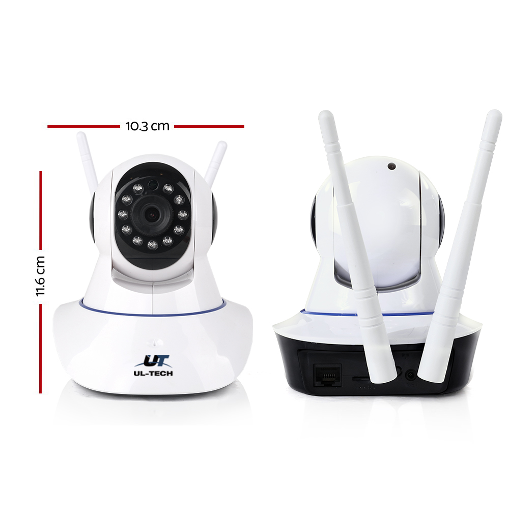 UL-tech 1080P Wireless IP Camera Security WIFI Cam White - Image 2