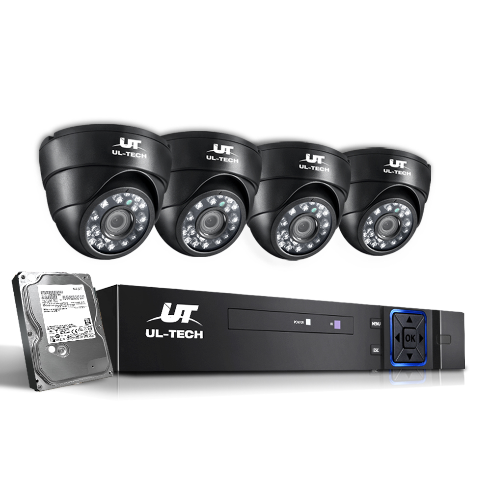 UL-tech CCTV Security System 8CH DVR 4 Cameras 2TB Hard Drive - Image 1