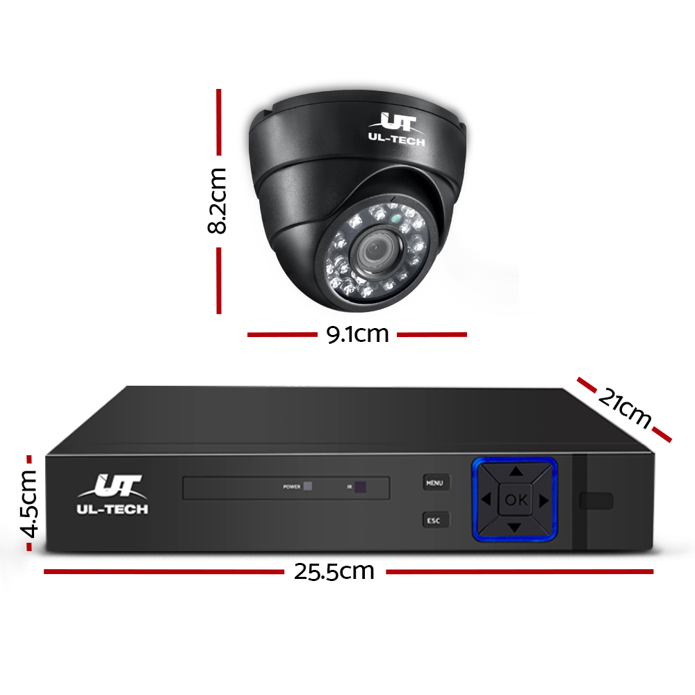 UL-tech CCTV Security System 8CH DVR 4 Cameras 2TB Hard Drive - Image 2