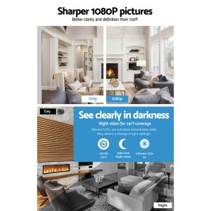 UL-tech CCTV Security System 8CH DVR 4 Cameras 2TB Hard Drive - Image 5