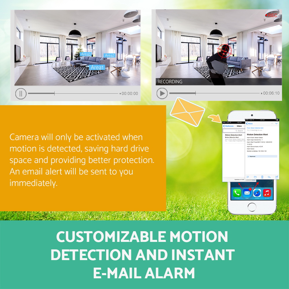 UL-tech CCTV Security System 8CH DVR 4 Cameras 2TB Hard Drive - Image 6