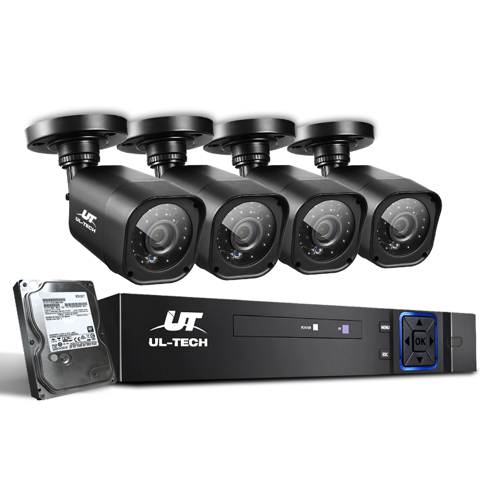 UL-tech CCTV Security System 8CH DVR 4 Cameras 2TB Hard Drive - Image 1