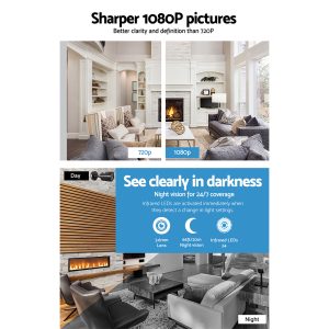 UL-tech CCTV Security System 8CH DVR 4 Cameras 2TB Hard Drive - Image 5