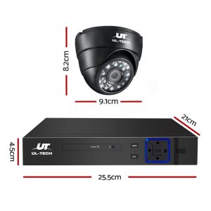 UL-tech CCTV Security System 8CH DVR 8 Cameras 1080p - Image 2