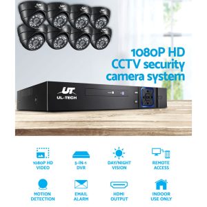 UL-tech CCTV Security System 8CH DVR 8 Cameras 1080p - Image 4