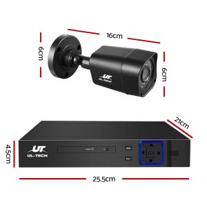 UL-tech CCTV Security System 8CH DVR 8 Cameras 1080p - Image 2